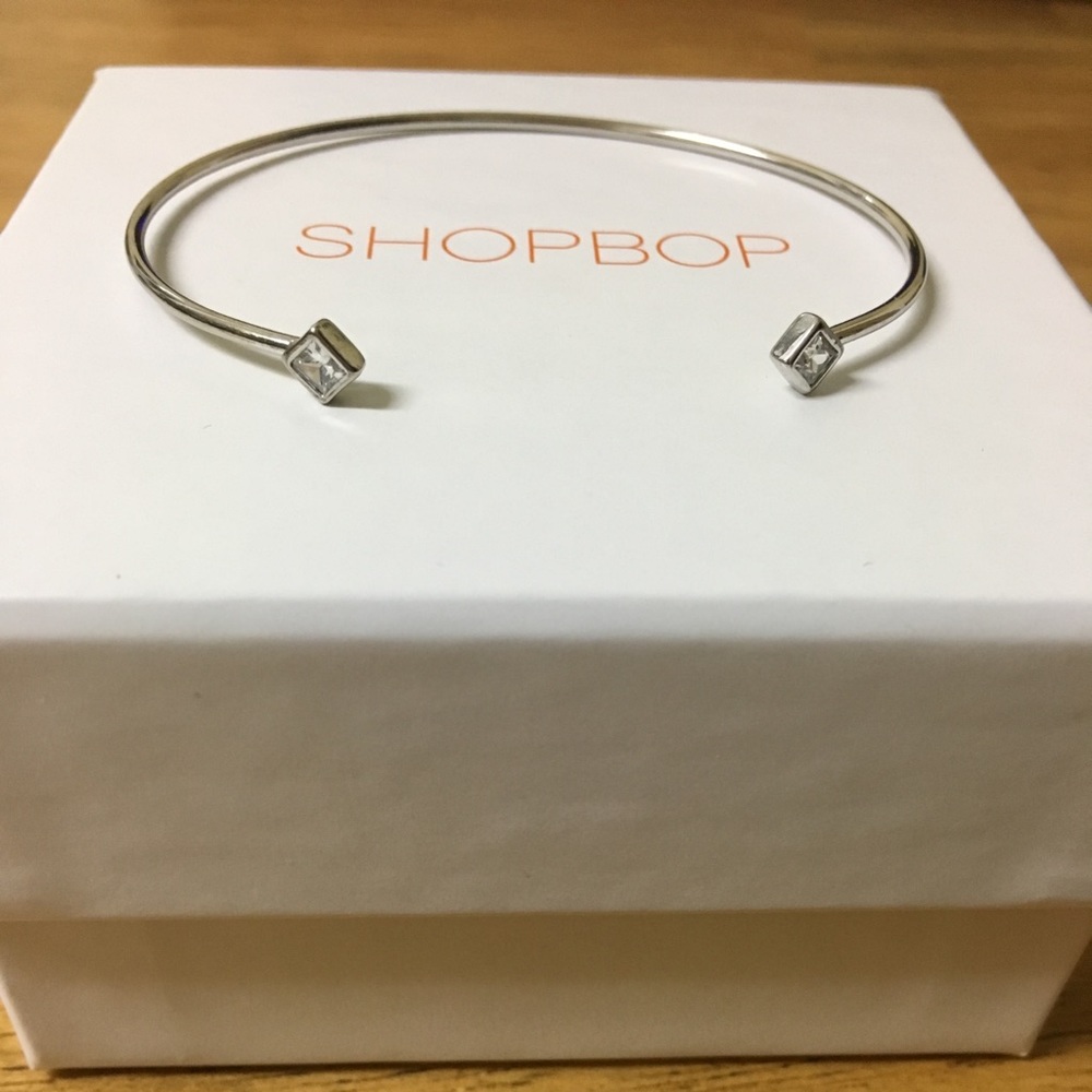 Shashi Sterling Silver Ava Cuff Bracelet